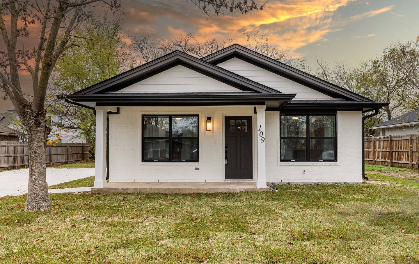 The Lux of Sterling modern vacation rental exterior in College Station Texas near Texas A&M University