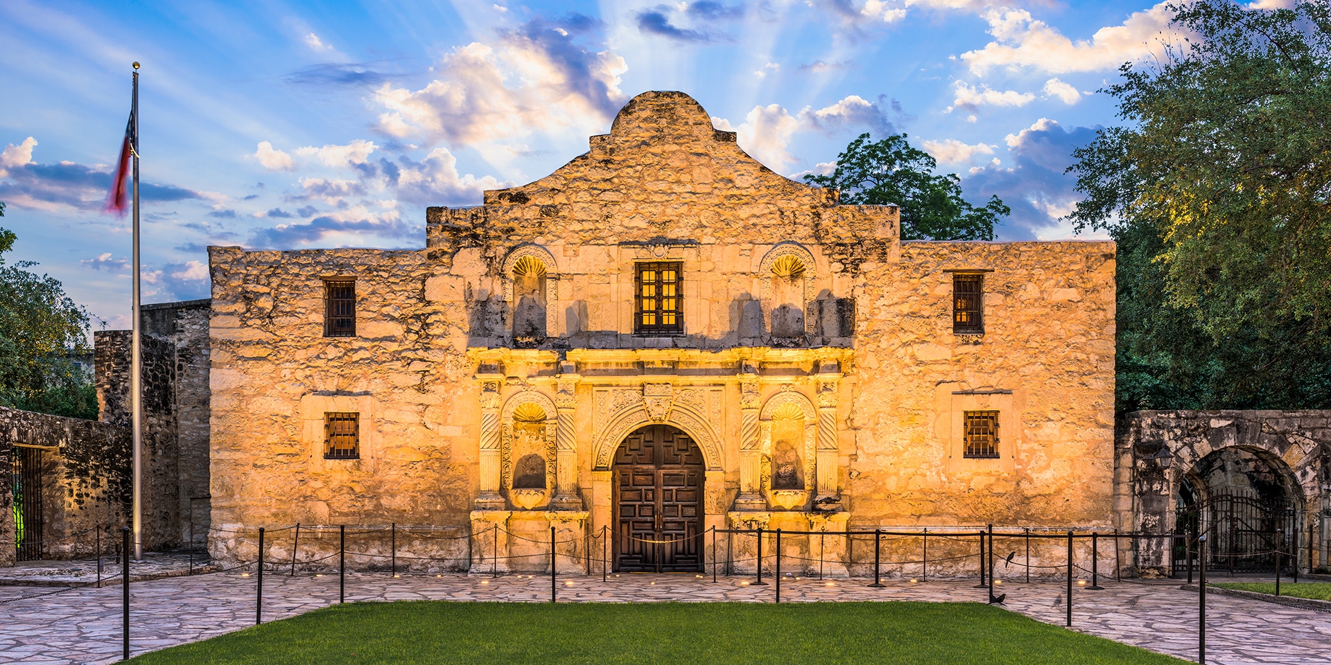 The Alamo historic site in San Antonio